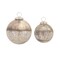 Melrose 12ct Distressed Crackle Glass Christmas Ball Ornaments 4" (101mm)